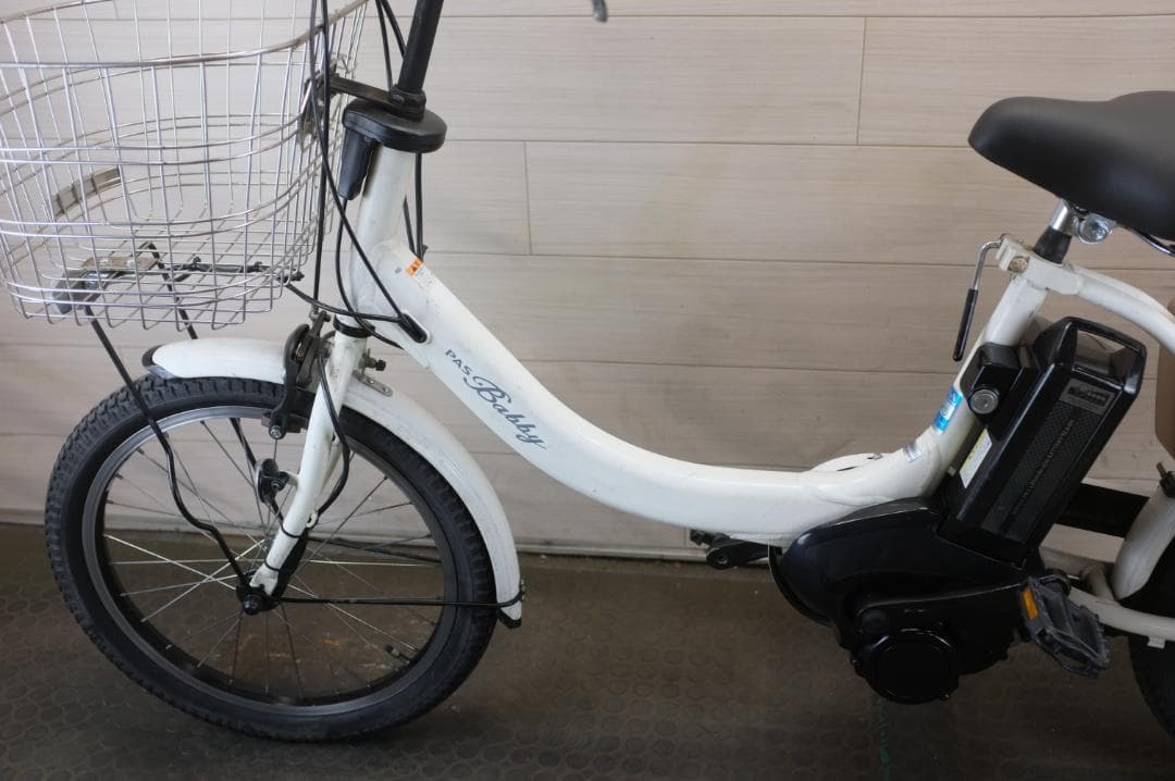 電動自転車ヤマハPAS　Babby20インチ3段12.8Ah（4点灯）充電器あり