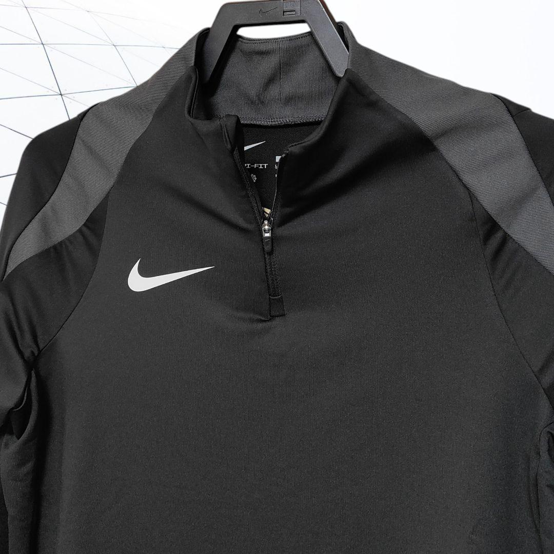✨新品タグ付き✨NIKE ピステトップ サッカー 1/2ジップ ブラック《L》