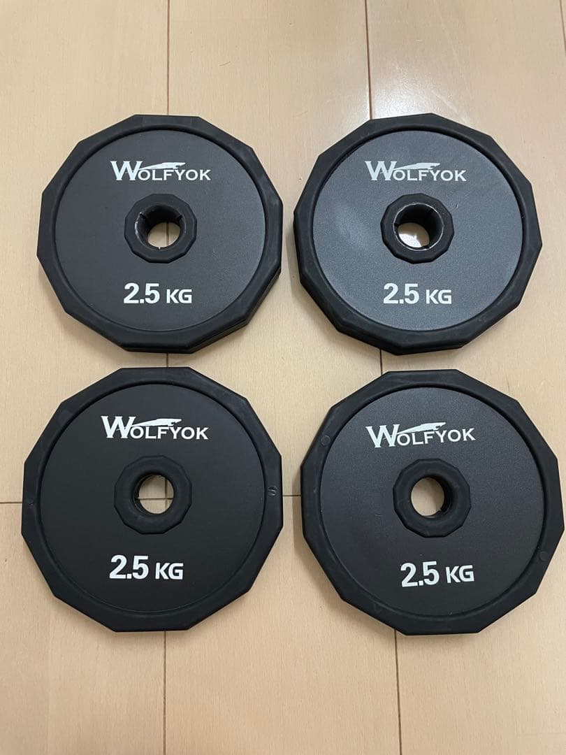 【けいポン】【Wolfyok（ウルフヨック）】ダンベル 可変式 40kg
