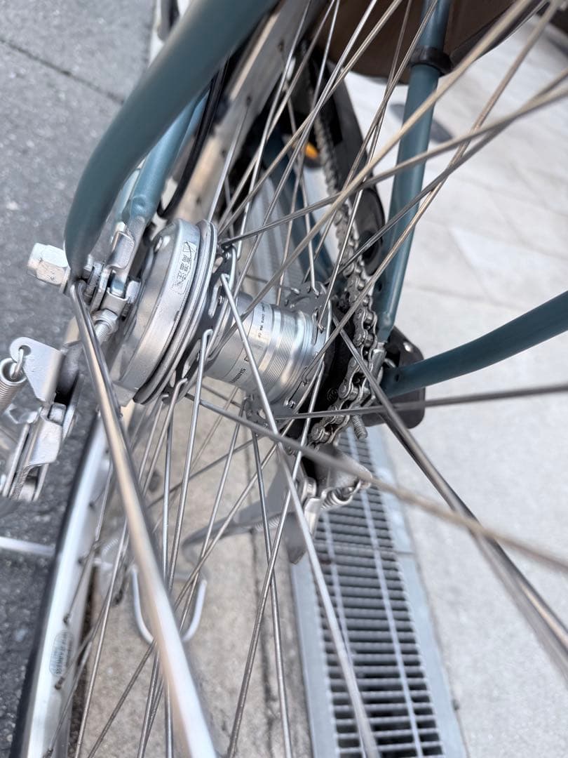大阪府　ヤマハ　電動アシスト自転車 ブルー 前カゴ付き