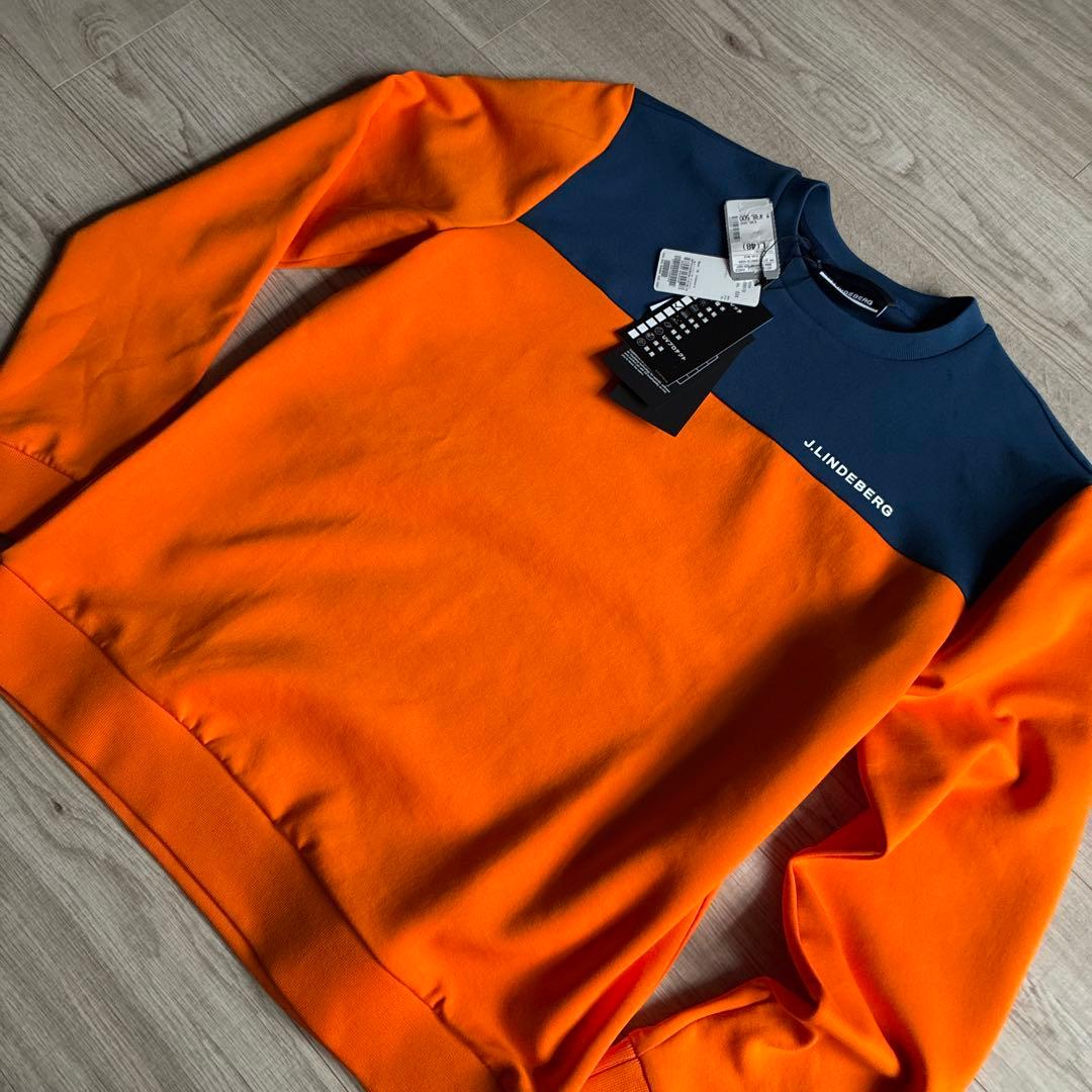 未使用 jリンドバーグ ゴルフ スウェット Jeff Crew Neck L