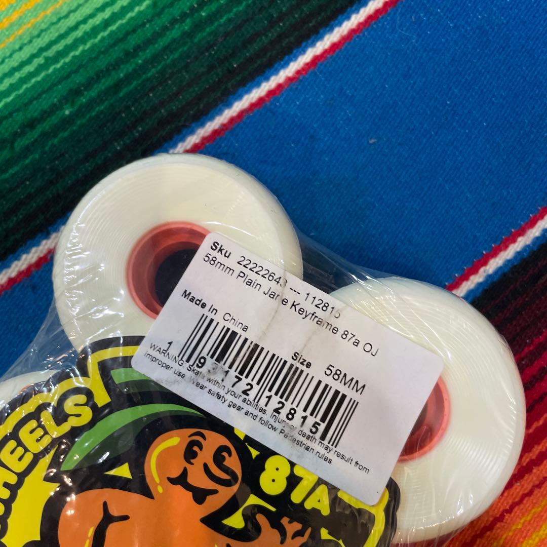 OJ WHEELS Keyframe 58MM 87Aウィール