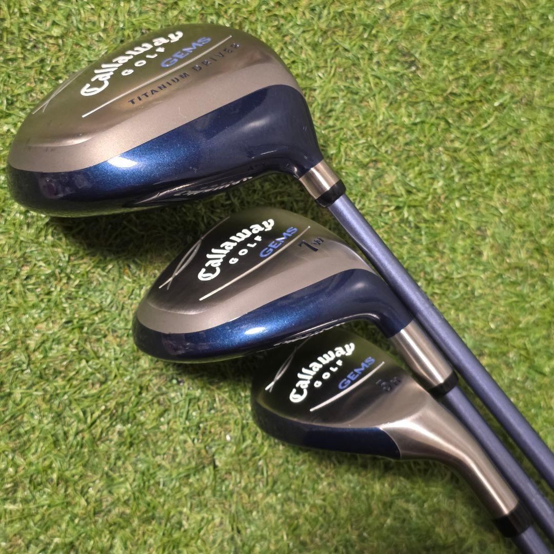 キャロウェイ Callaway GEMS レディース ゴルフセット チッパー付き