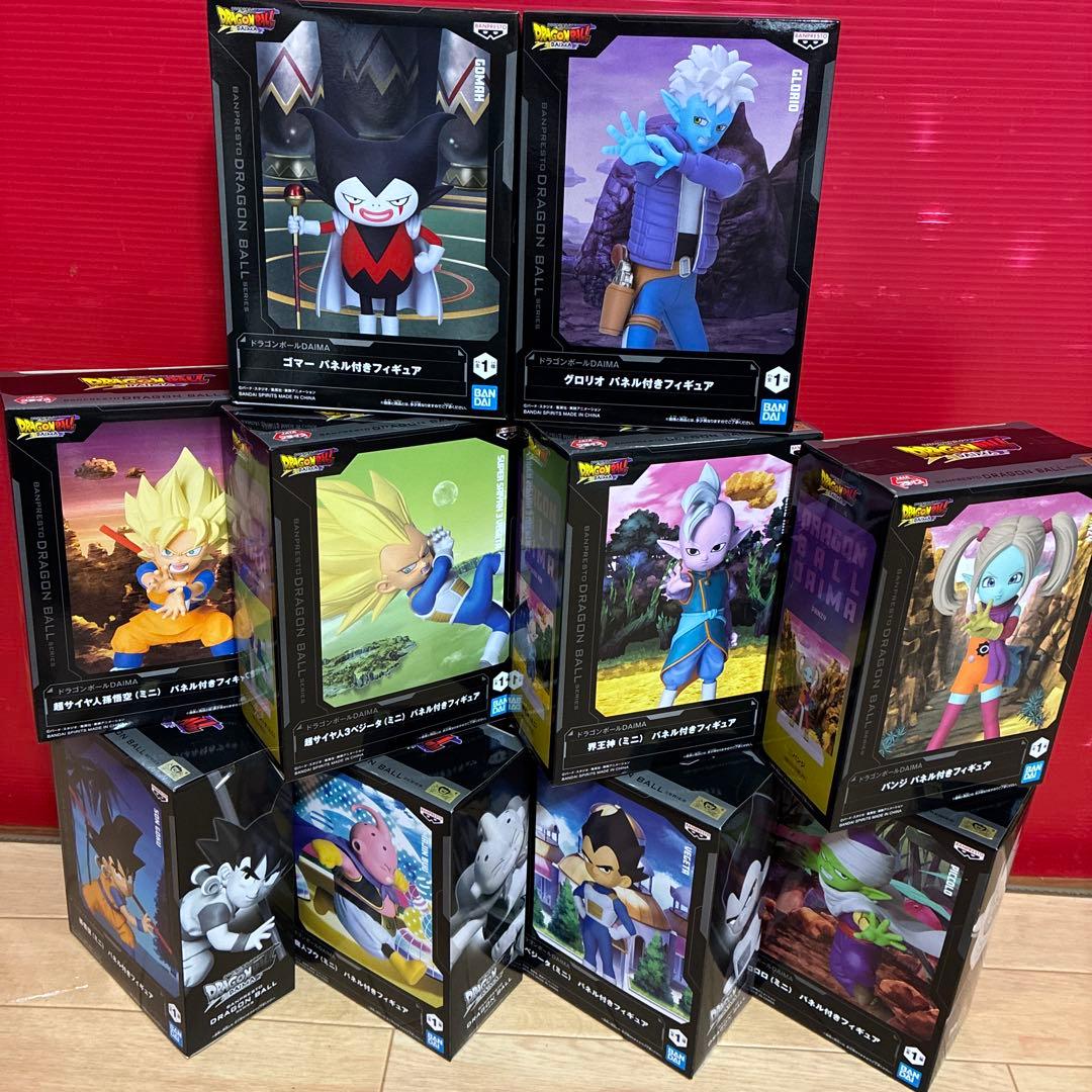 ドラゴンボールDAIMA パネル付きフィギュア10種セット