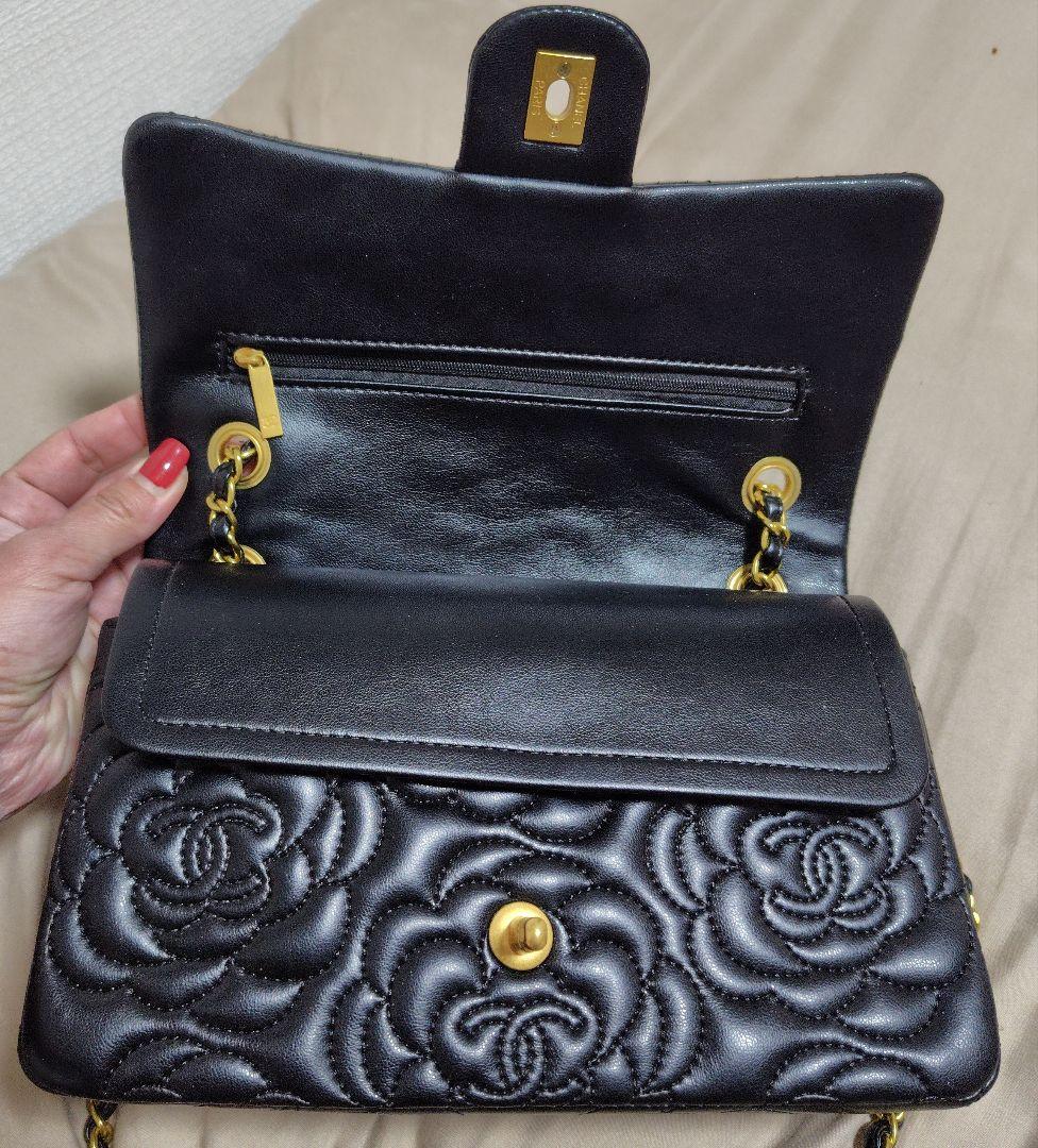 ♡CHANEL♡ ブラックレザー バッグ✨美品✨