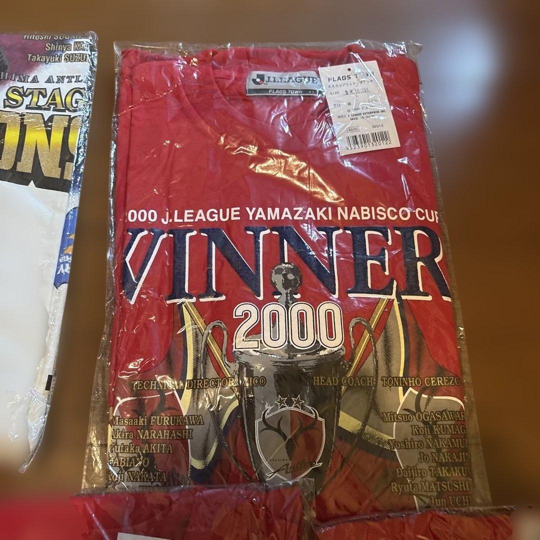 鹿島アントラーズ　2000年2001年2002年　優勝　Tシャツ ユニフォーム