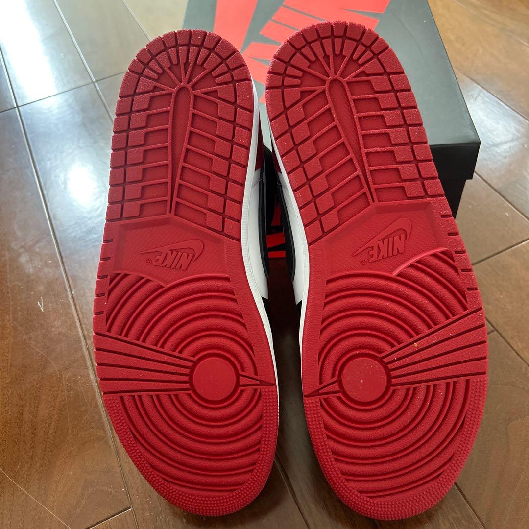 NIKE Air Jordan 1 Low ブラック/ホワイト/レッド29cm