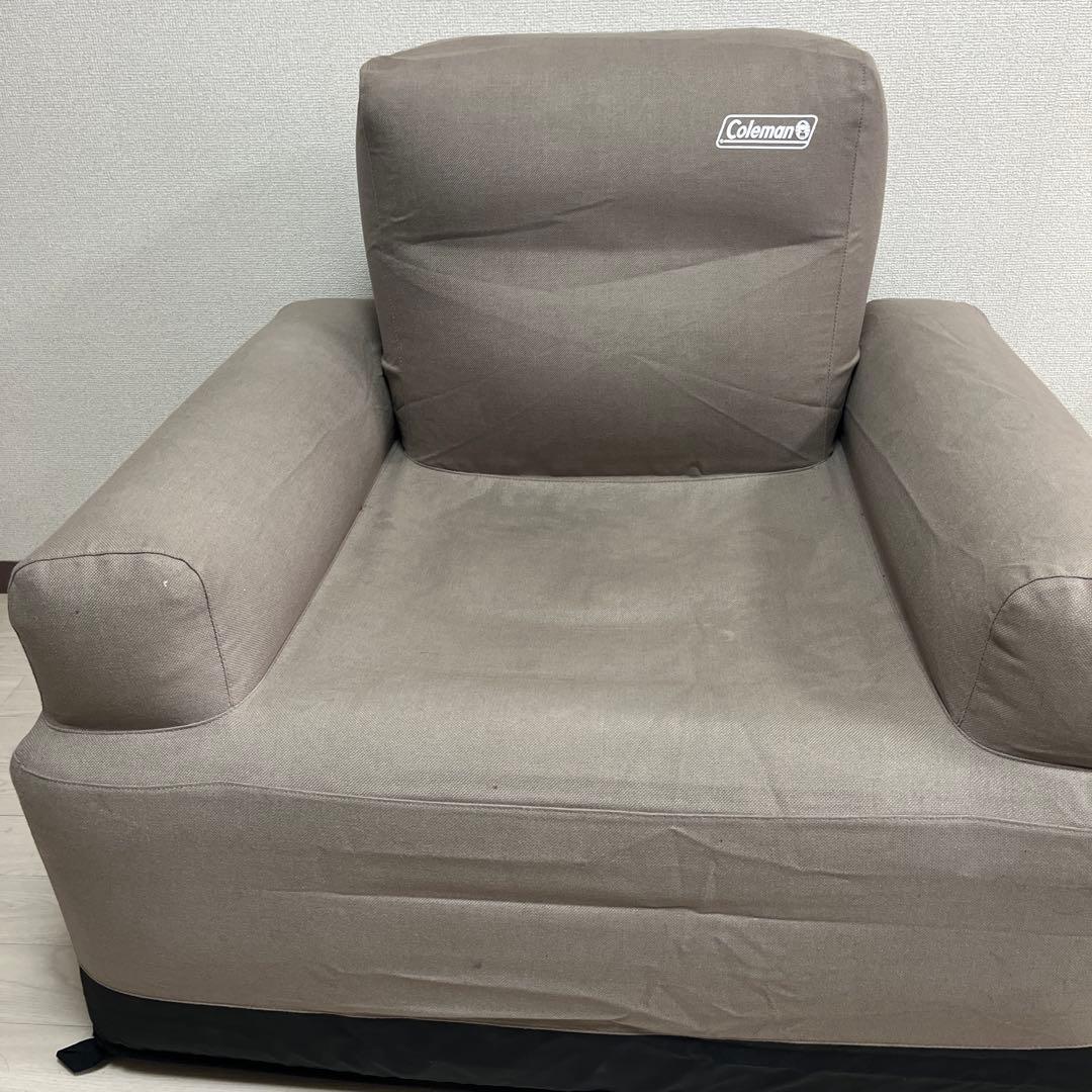 Coleman エアカウチ　電動ポンプ付き　コールマン　中古品