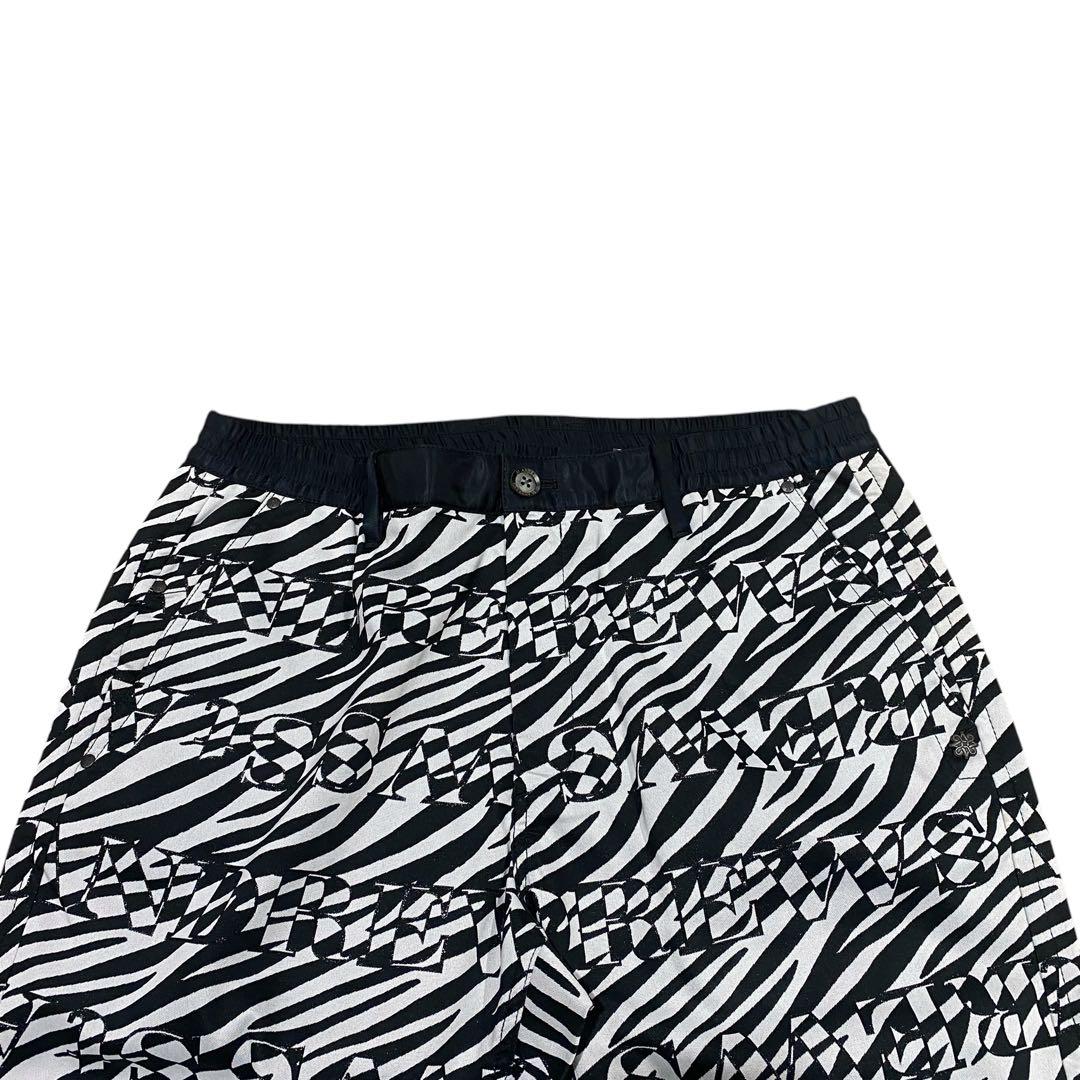 【未使用】定価4.1万円 St ANDREWS オプアートジャガードパンツ