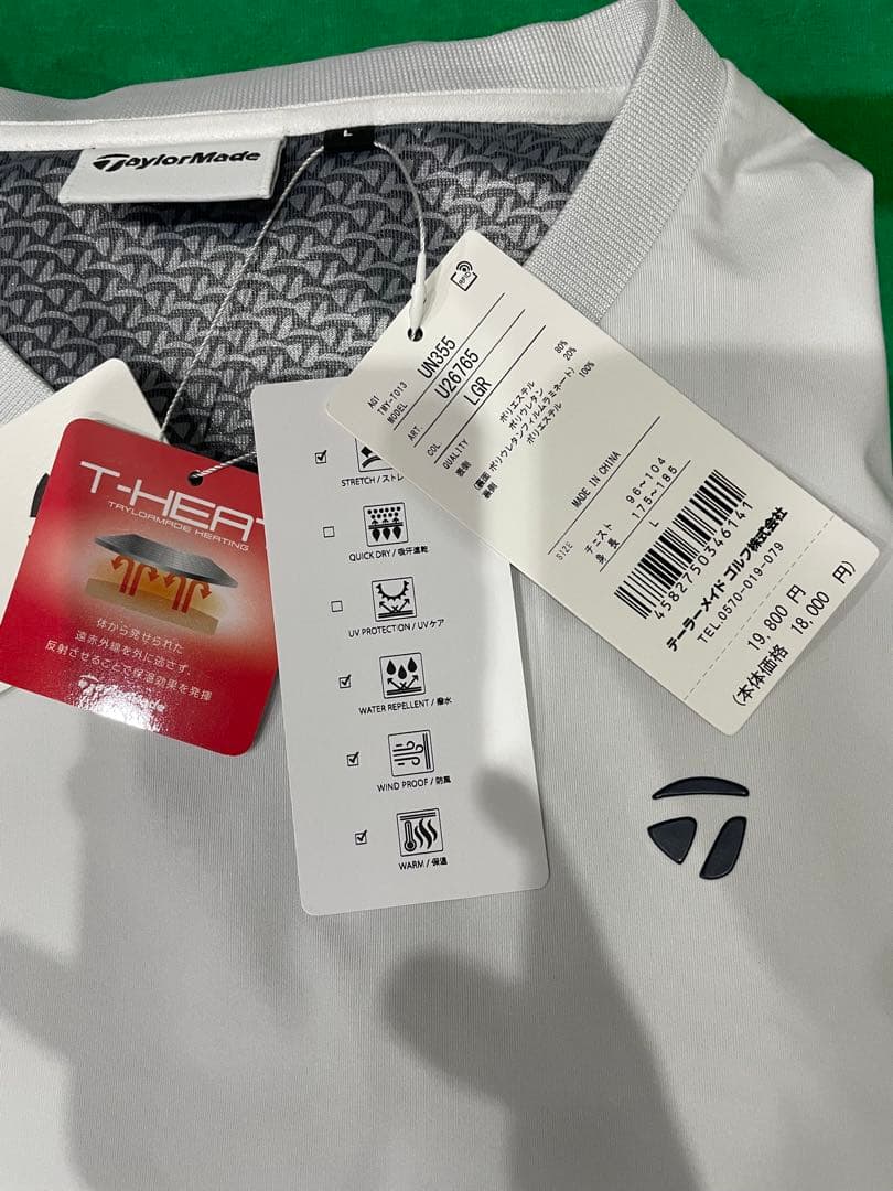 TaylorMade T-HEAT 長袖アウター L ホワイト