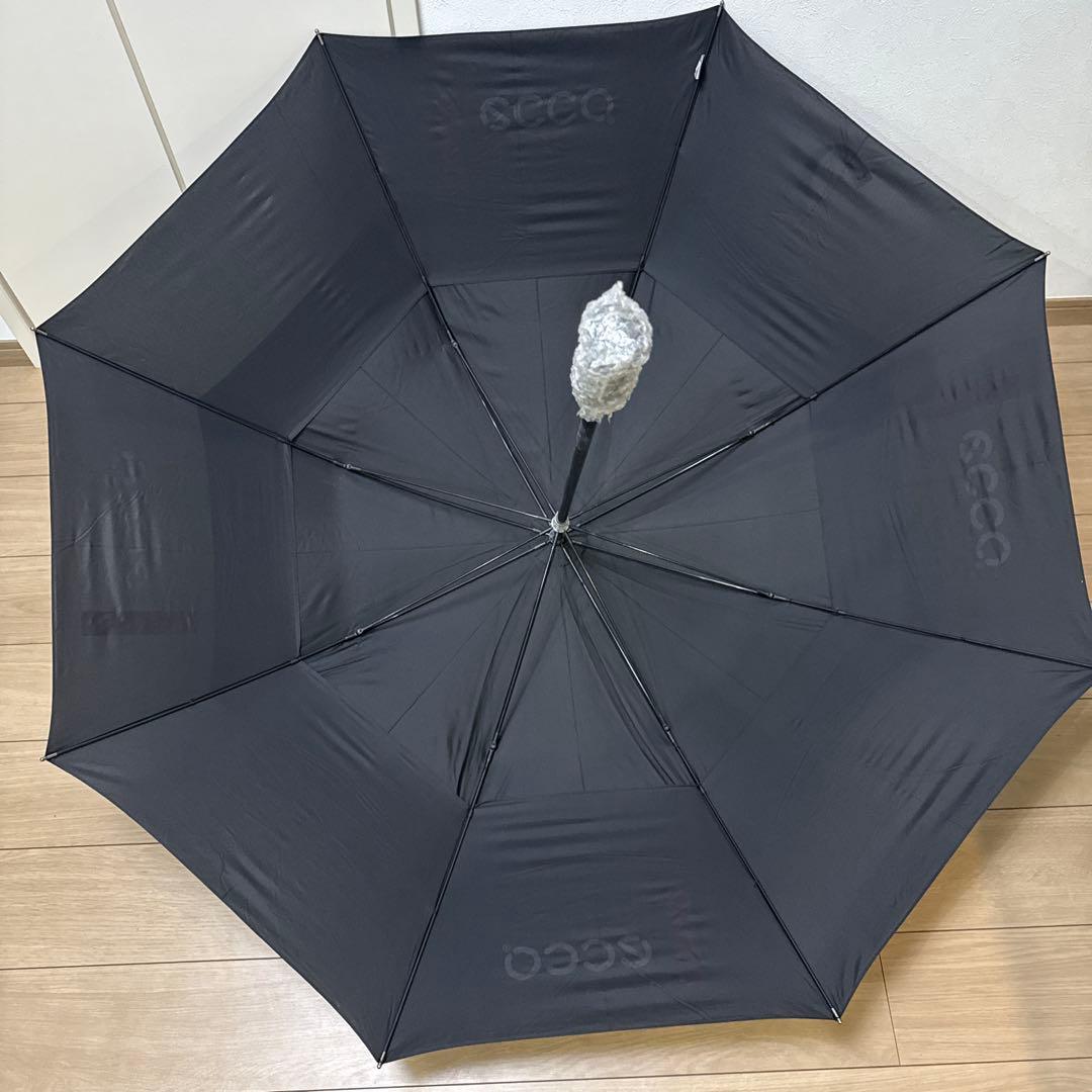 ecco ゴルフ用傘 黒 8本骨　エコー