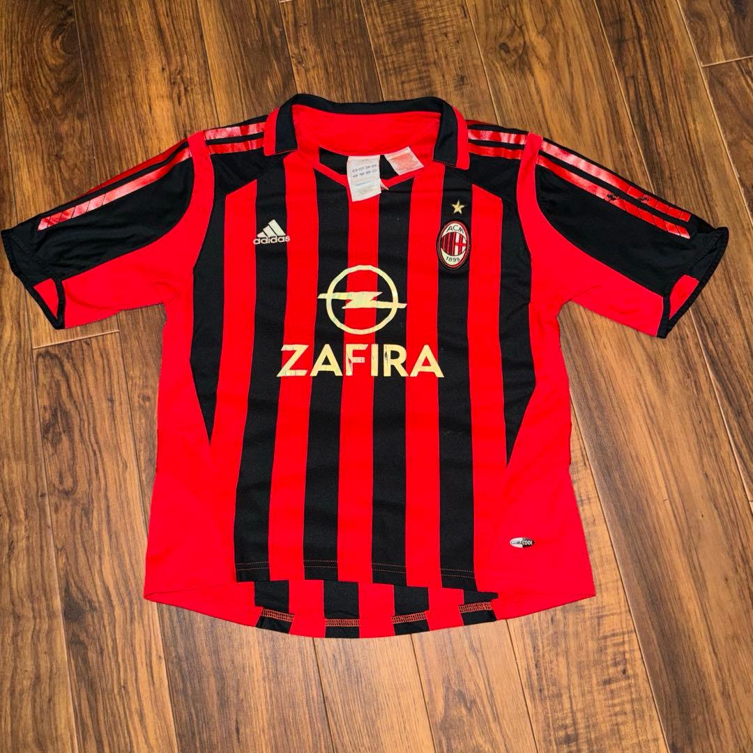 00s アディダス ACミラン ユニフォーム ゲームシャツ サッカー セリエA