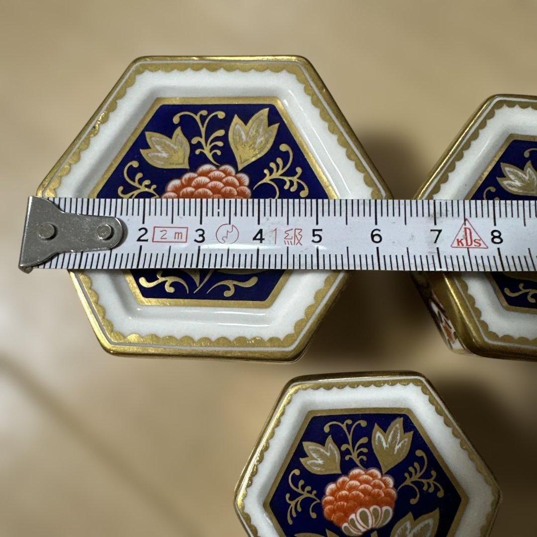 ロイヤルクラウンダービーtrinket ボックス　小物入れ 大中小　3個セット