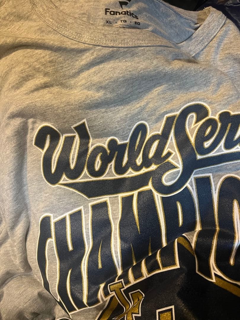Dodgers 2025年ワールドシリーズTシャツ Lサイズ