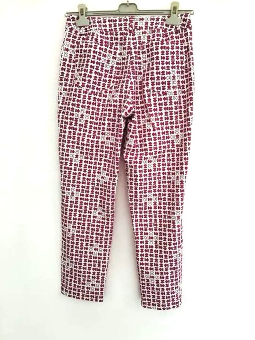 【美品】Picone 総柄パンツ　サイズ40