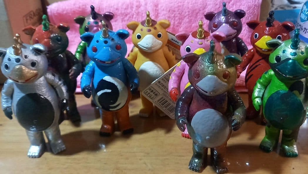 快獣ブースカソフビ１０体セット✨