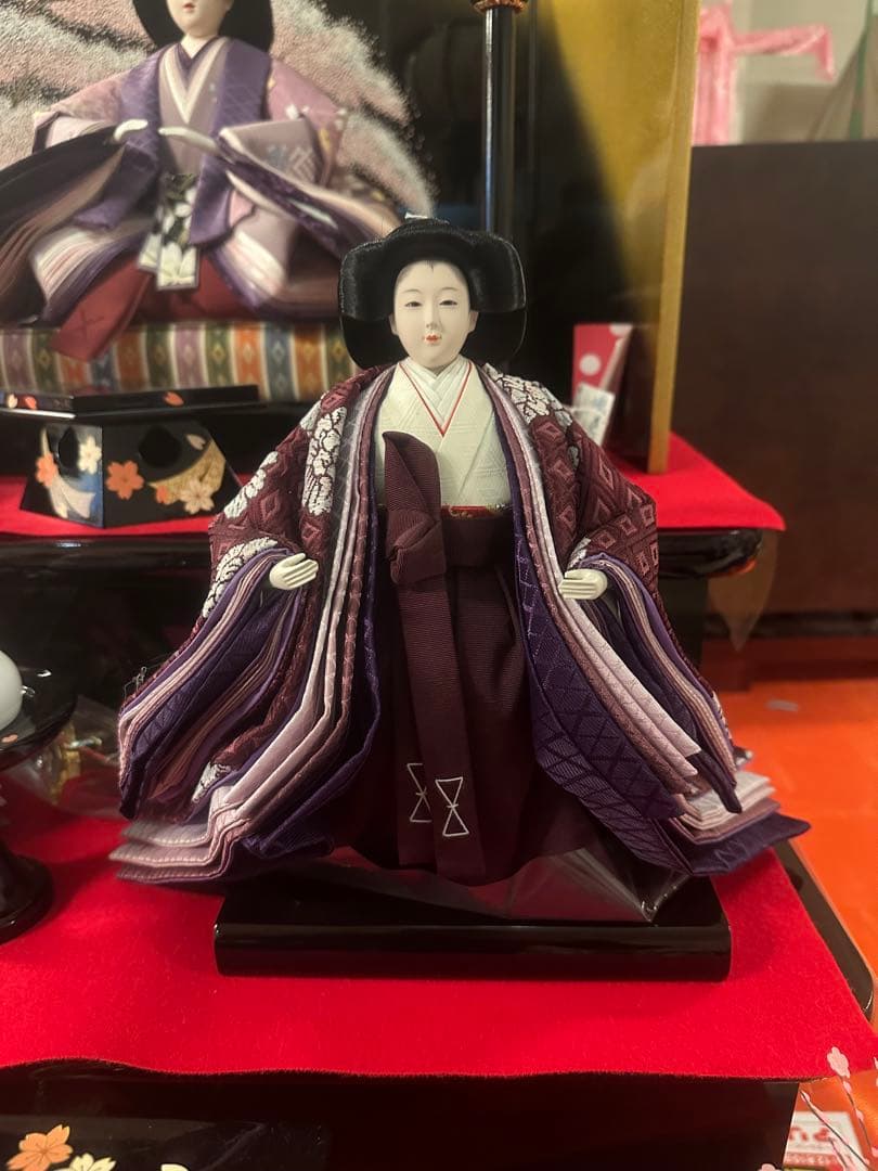高級 三段 五人飾り 雛人形セット 荘川桜 新品未使用