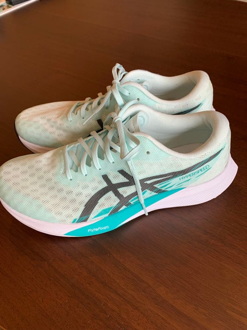 asics FlyteFoam ランニングシューズ ミントグリーン25.5㎝