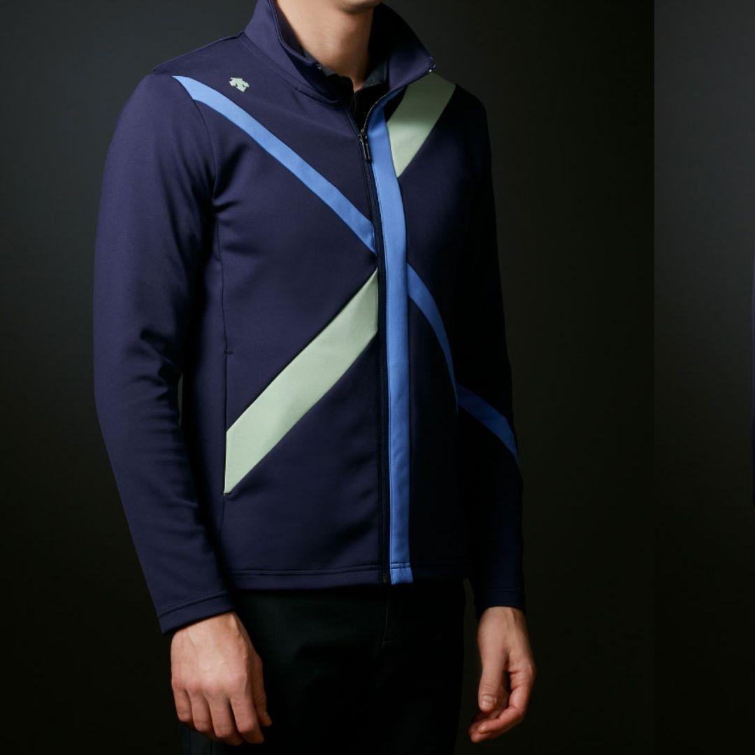 DESCENTE GOLF デサントゴルフ 切替 ストレッチ ジャージー M