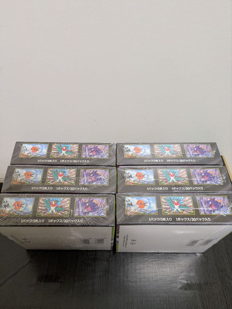 ポケモンカード ムニキスゼロ 6BOX 新品未開封品シュリンク付き。
