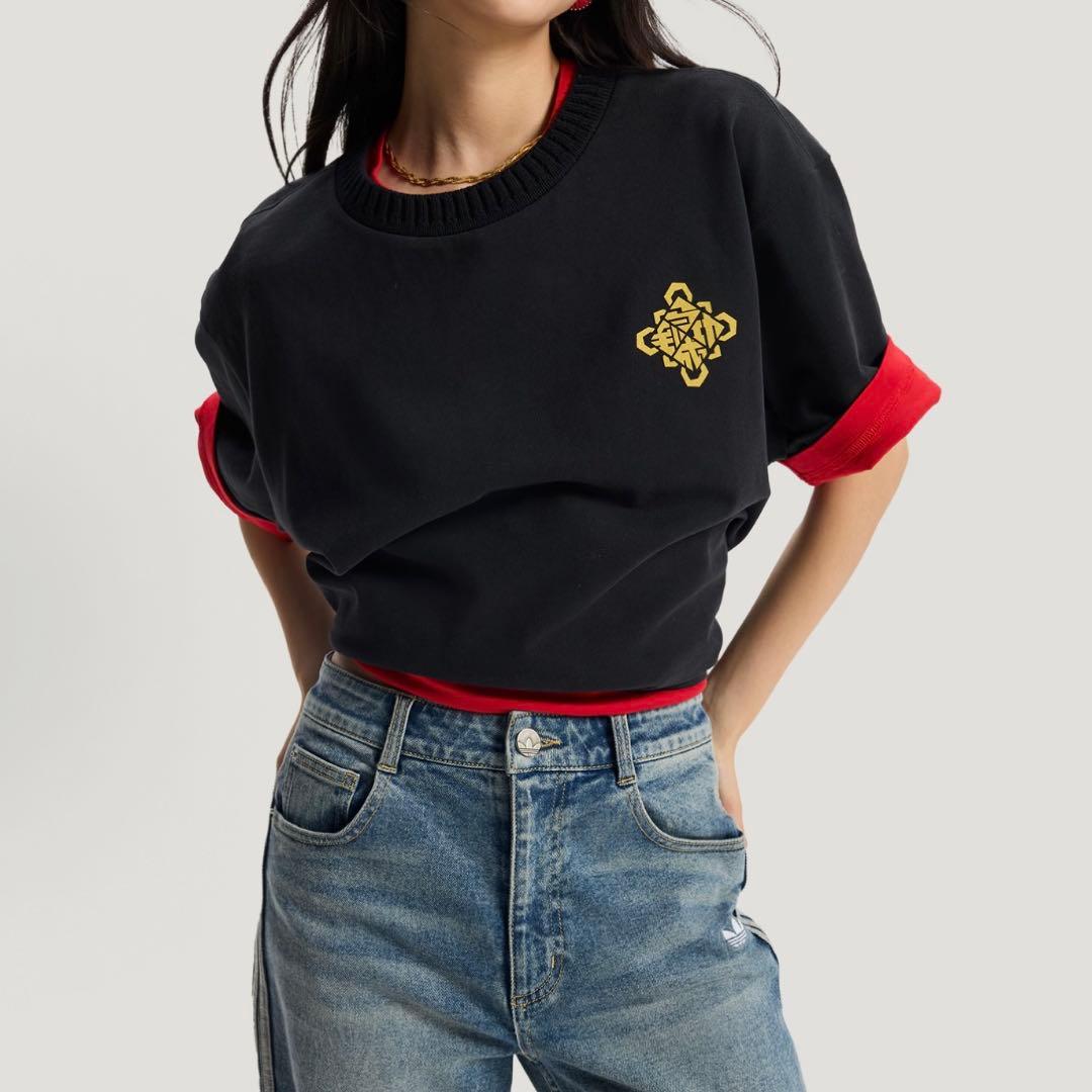 新品XS Adidas FW25 CNY 馬年限定 半袖Tシャツ KT0714