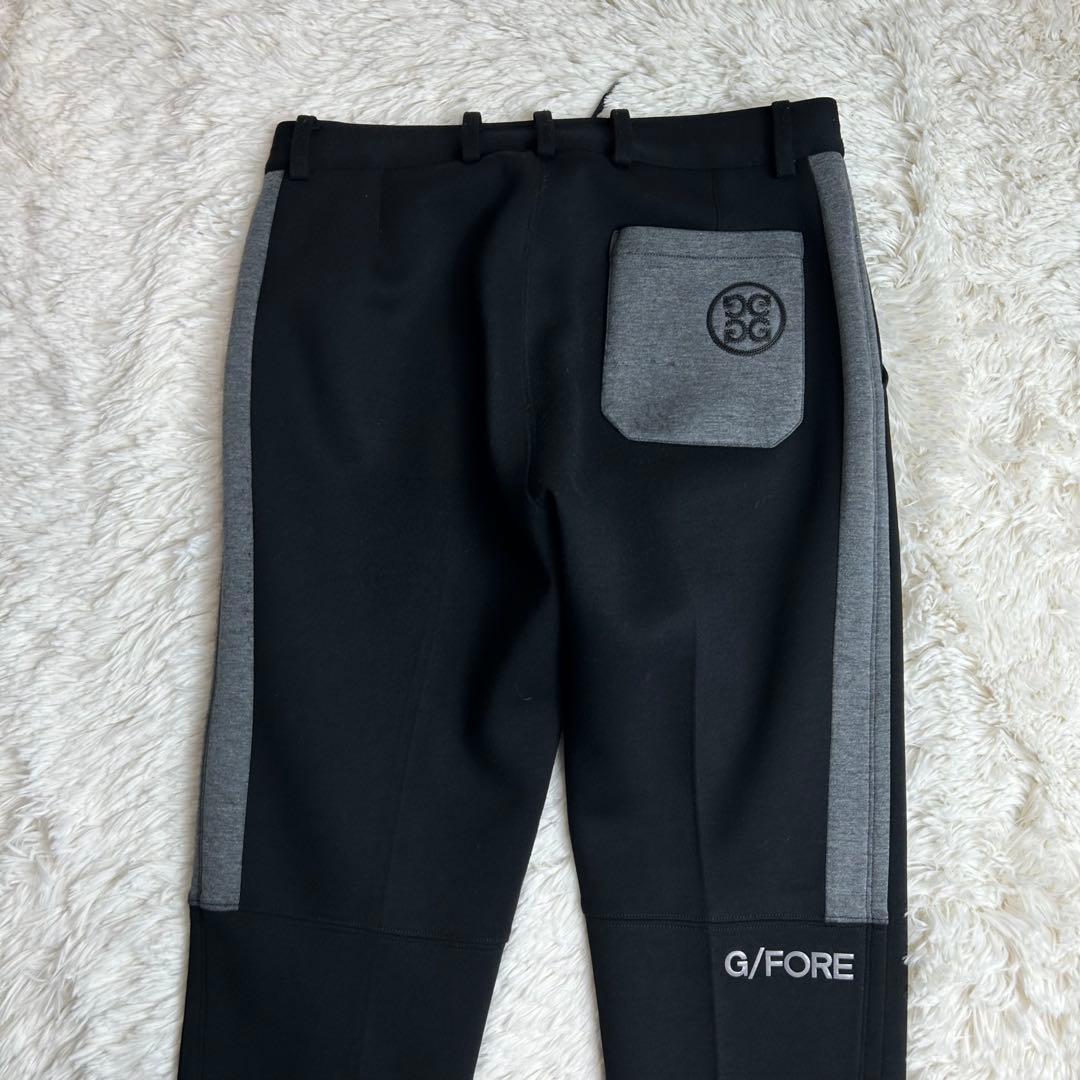 G/FORE ゴルフ スウェット クロップドパンツ ブラック スカル 79