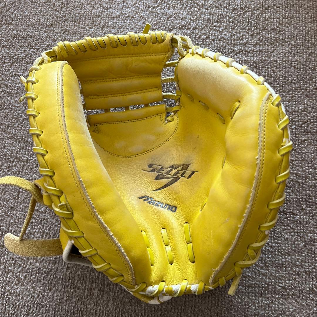 Mizuno Selecta 軟式グローブ 黄色
