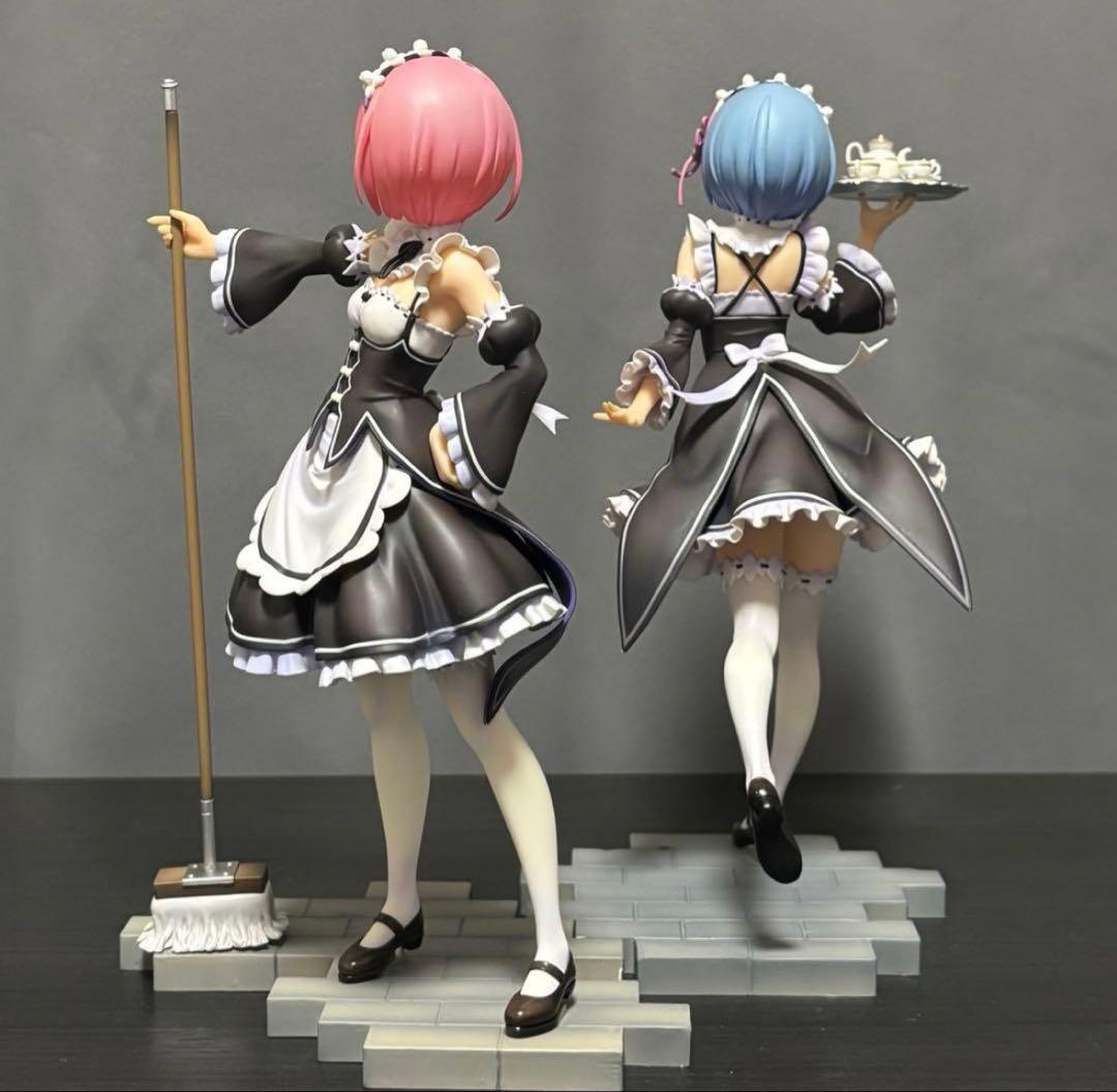 Re:ゼロから始める異世界生活　レム　ラム　完成品フィギュア　おまけ付き