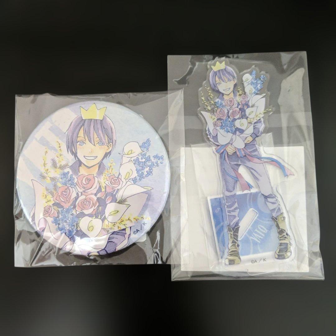 ノラガミ くじ引き堂 夜ト 缶バッジ アクリルスタンド
