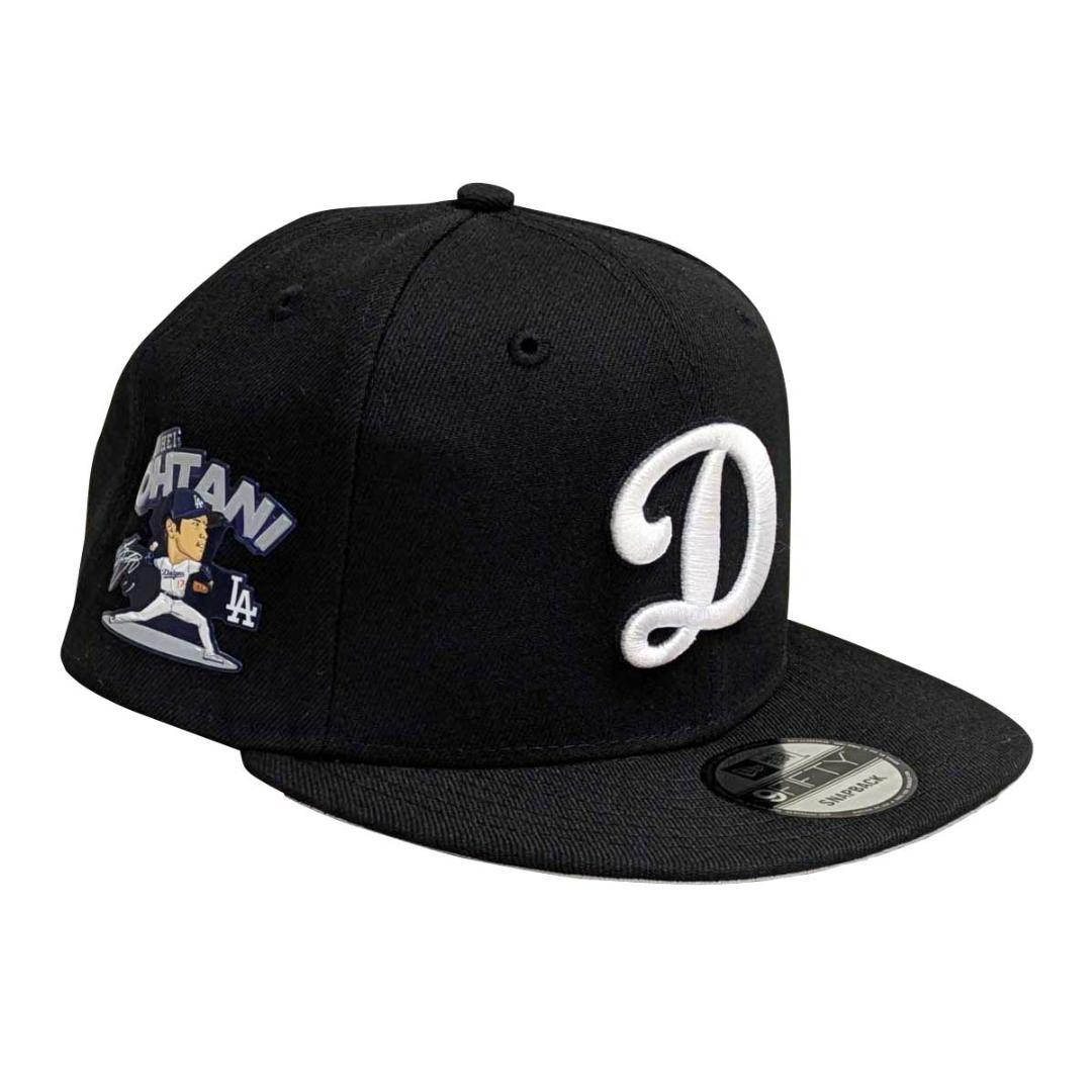値下げ中 ブラックD限定 投手編パッチ付き大谷翔平モデル NEW ERA CAP