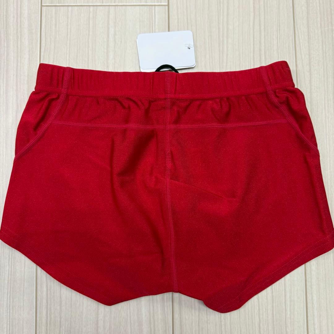 ミズノ　女子陸上ショーツ(スパッツ型)　レッド単色　XLサイズ　新品