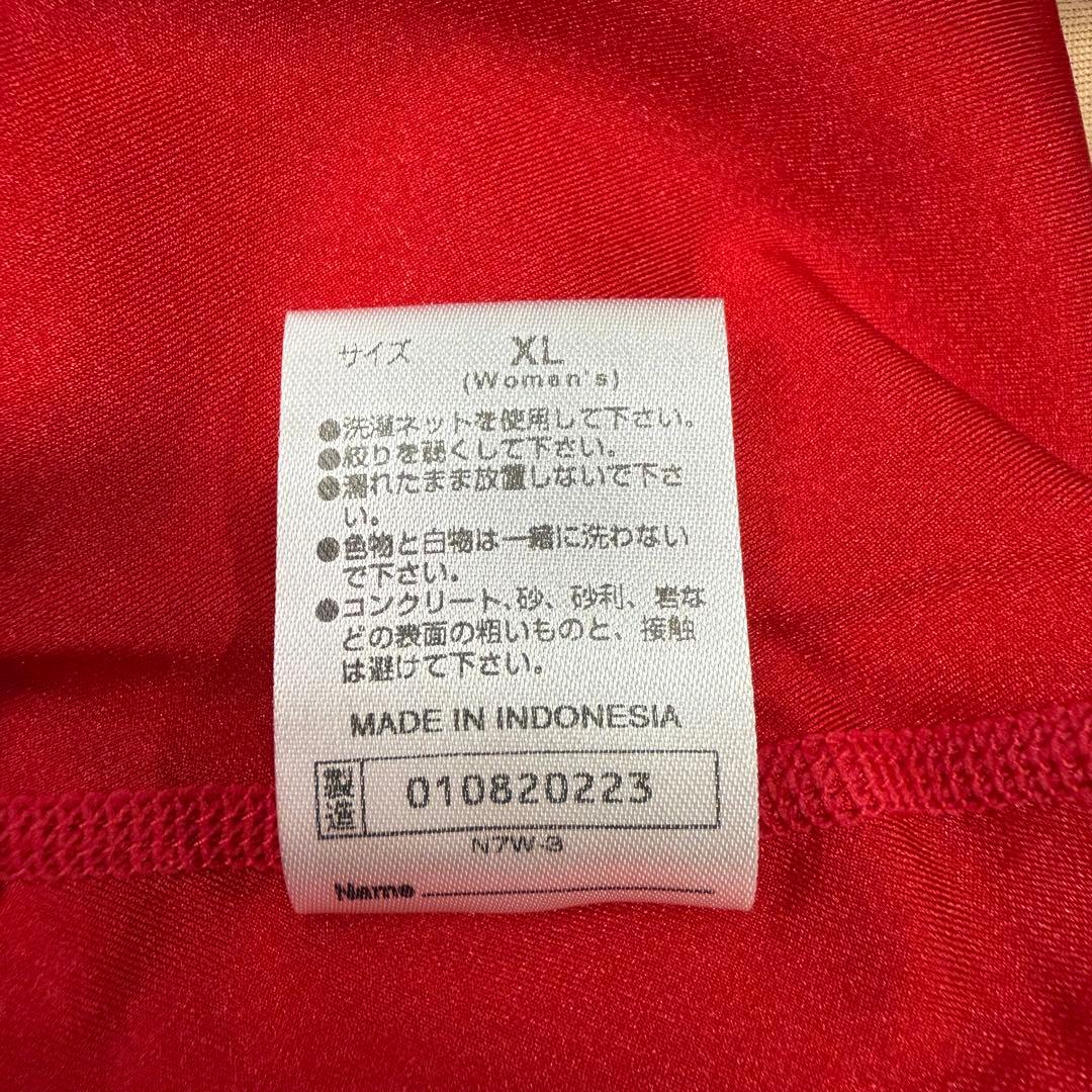 ミズノ　女子陸上ショーツ(スパッツ型)　レッド単色　XLサイズ　新品