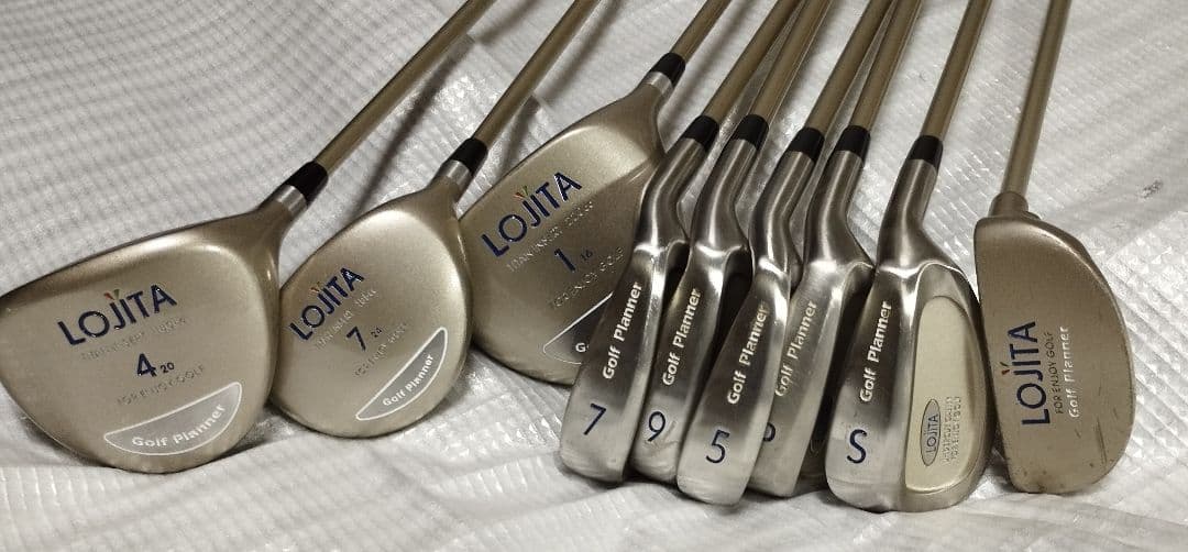 LOJITA GOLF PLANNET 9本セット 女性　初心者向け　右利き