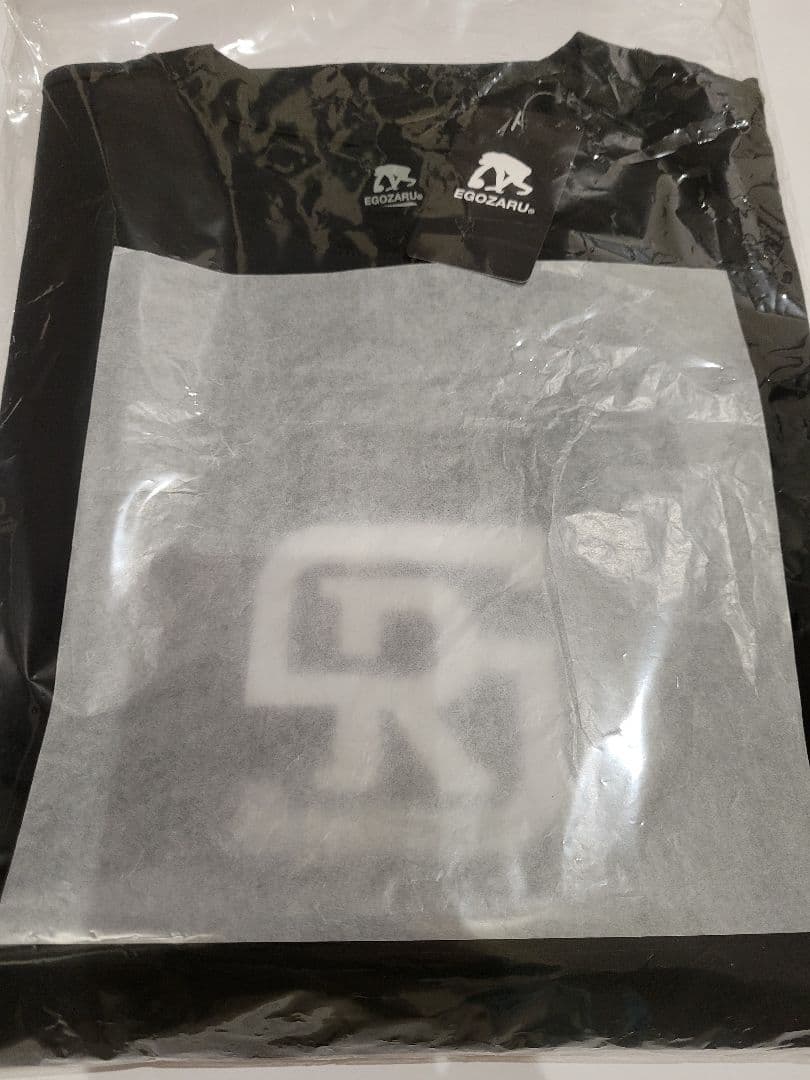 エゴザルRS ロゴ入Tシャツ瀬川琉久シグネチャーブラックLサイズ