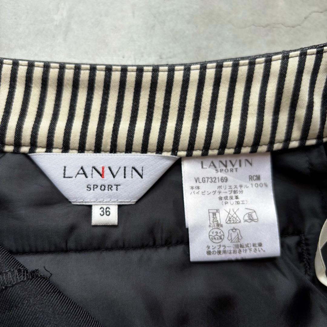 【美品】LANVIN SPORT ランバンスポール シャツ スカート 上下セット