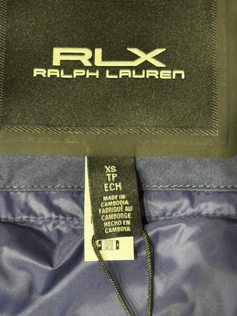 RLX ポロゴルフ インターロックフーデッドジャケット 中綿 サイズXS 新品