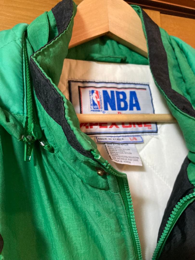 90年代 APEX ONE NBA 中綿ジャケット ボストン・セルティックス