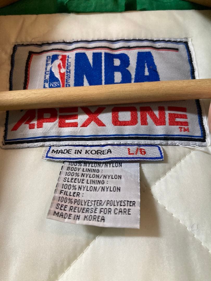 90年代 APEX ONE NBA 中綿ジャケット ボストン・セルティックス