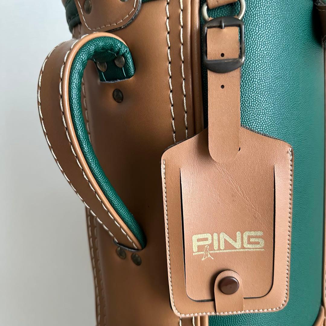 希少 PING ヴィンテージ キャディバッグ グリーン 7.5型