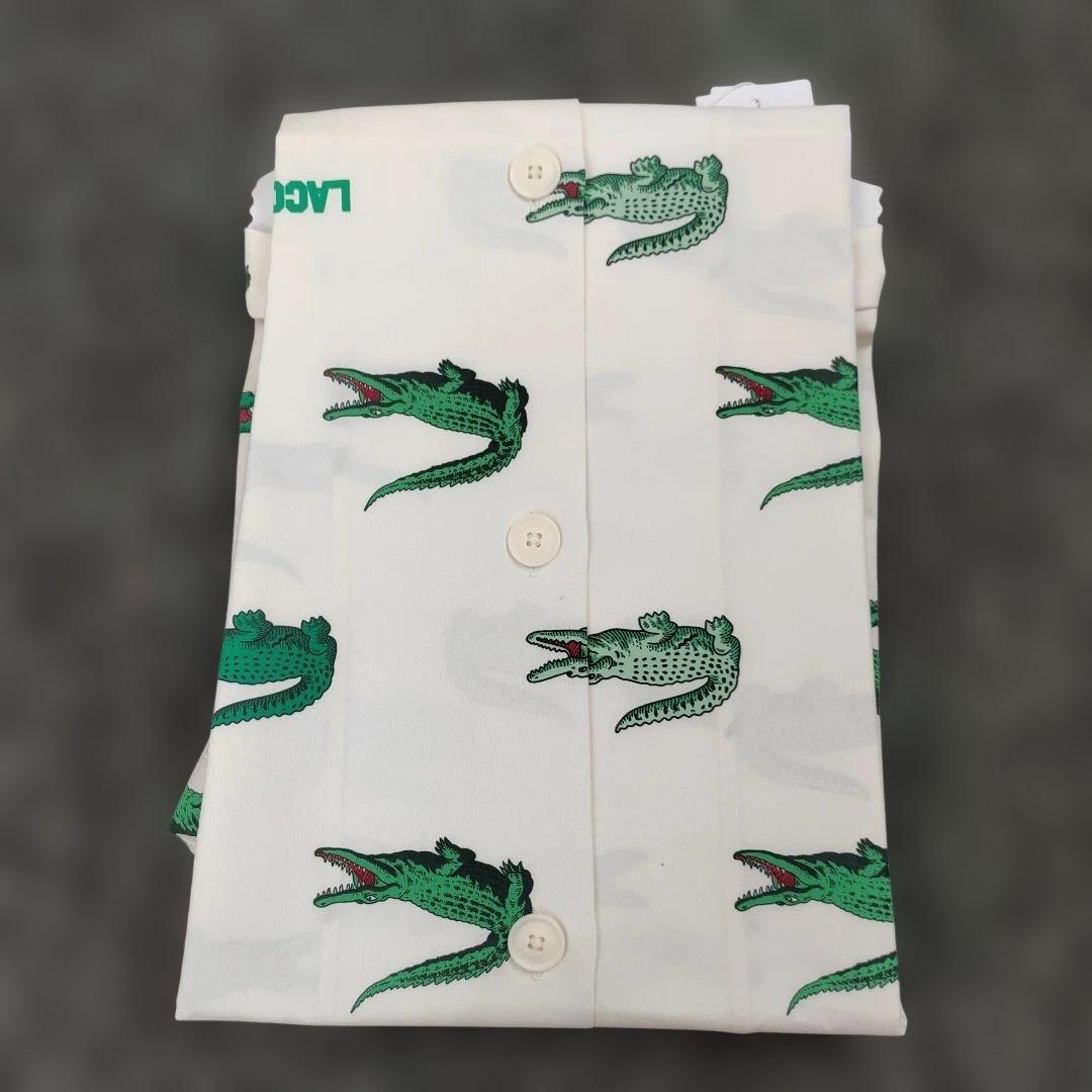 新品 ラコステ LACOSTE ストレッチゴルフオープンネックシャツ 半袖 XS