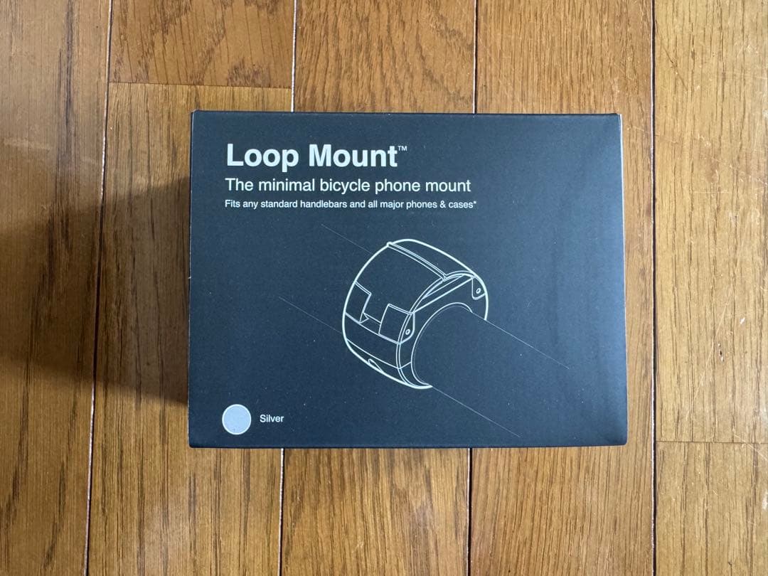 Loop Mount 自転車用電話マウント シルバー