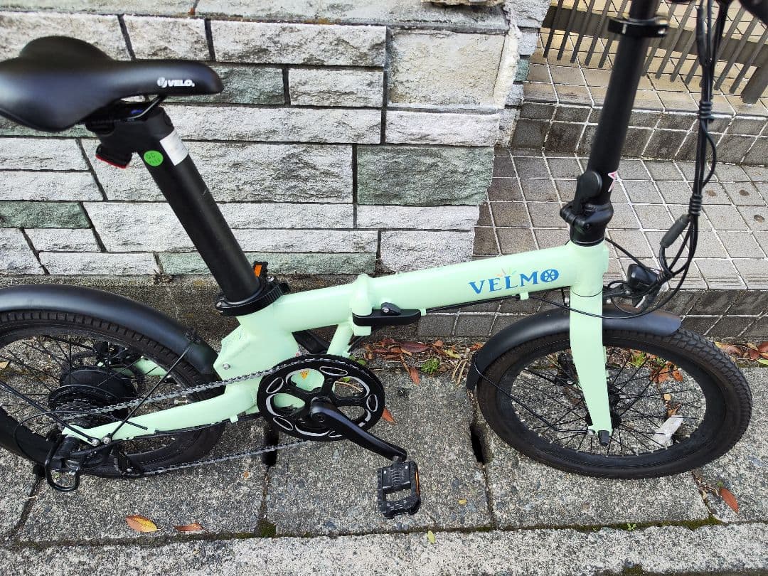 本州送料無料　VELMO Q2 電動アシスト自転車 ミントグリーン