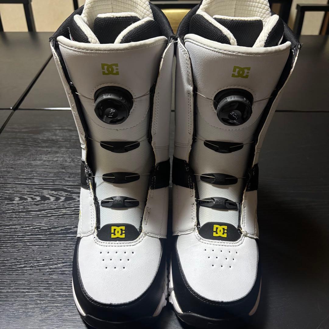 DC スノーボードブーツ ホワイト/ブラック