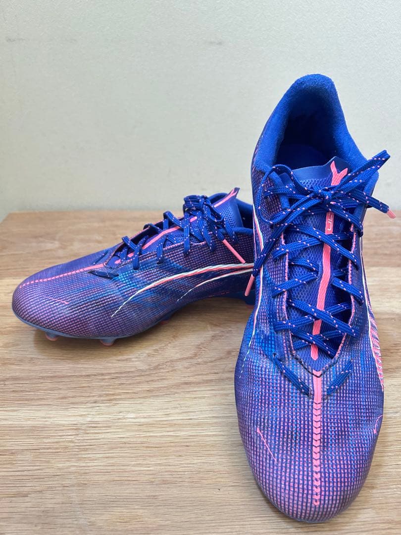 Puma サッカーシューズ ウルトラ5 27.5㎝ 青/ピンク