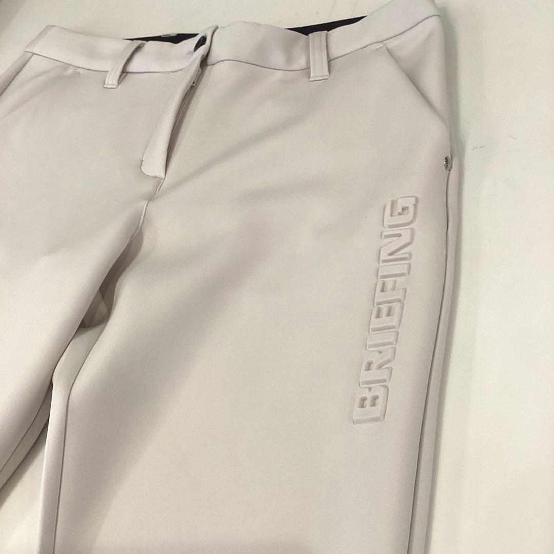 BRIEFING 新品　WOMEN 3D LOGO SLIM PANTS S