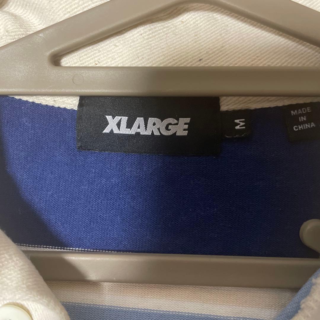 XLARGE ストライプ ラガーシャツ Mサイズ