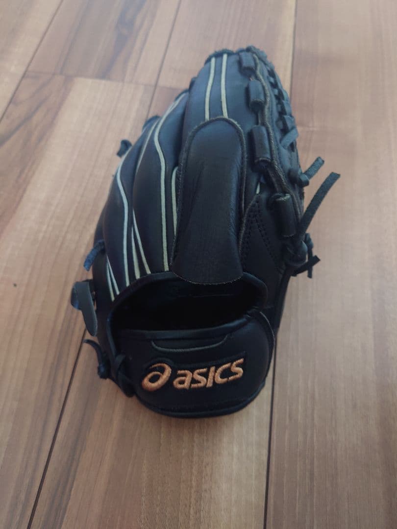asics 野球グローブ 黒 ピッチャー用グローブ