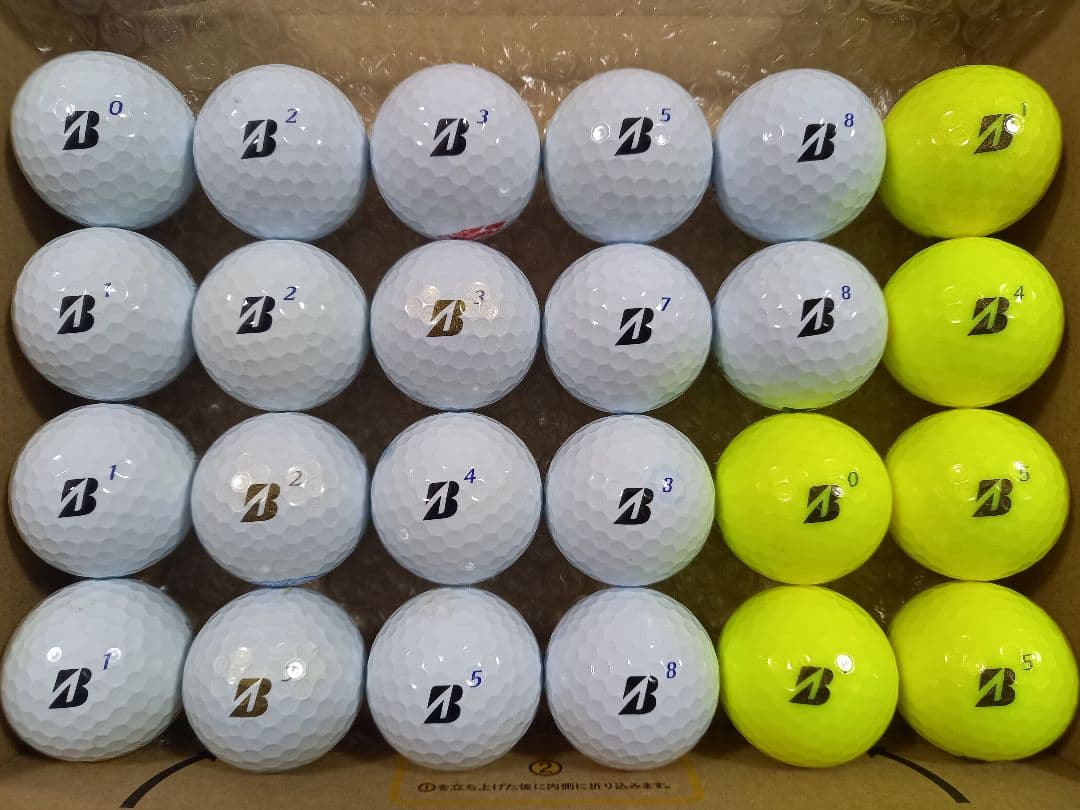 美品ブリヂストンTOUR B XS ロストボール　24球