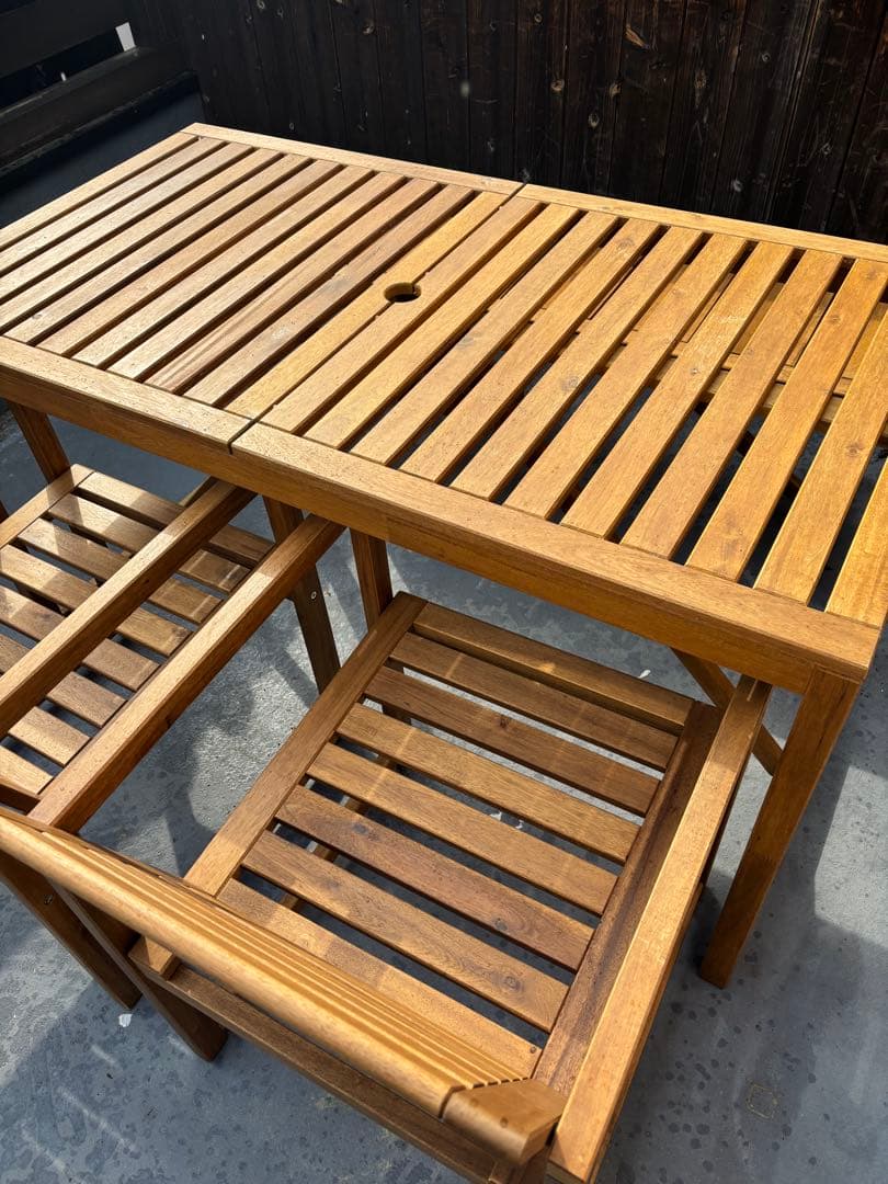 IKEA NÄMMARÖ ネッマロー テーブル、チェア、ベンチセット