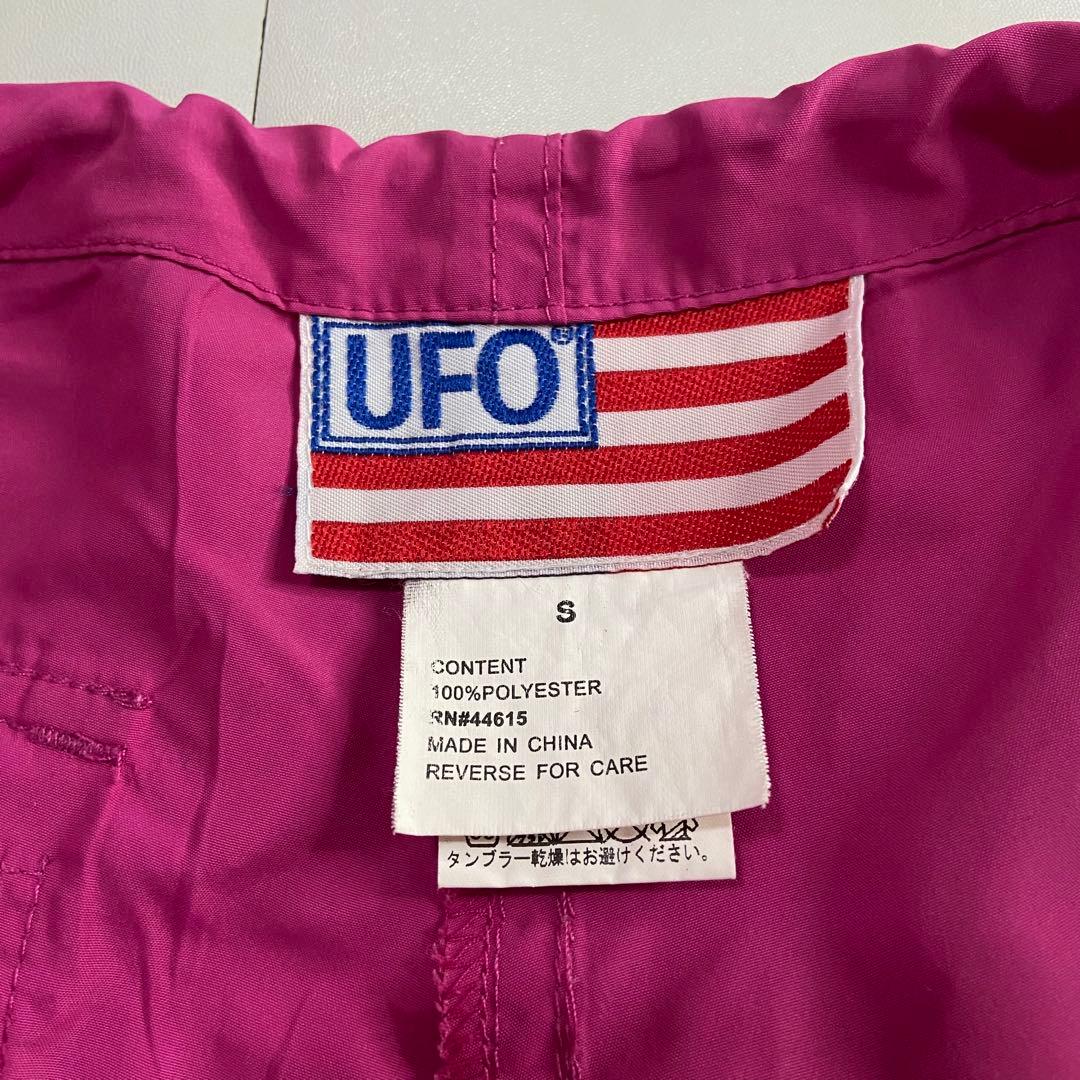 古着　90s　UFO　パラシュートパンツ　カーゴパンツ　ピンク　ダンス　y2k